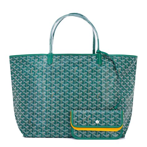 green goyard bagh|goyard tote bag selfridges.